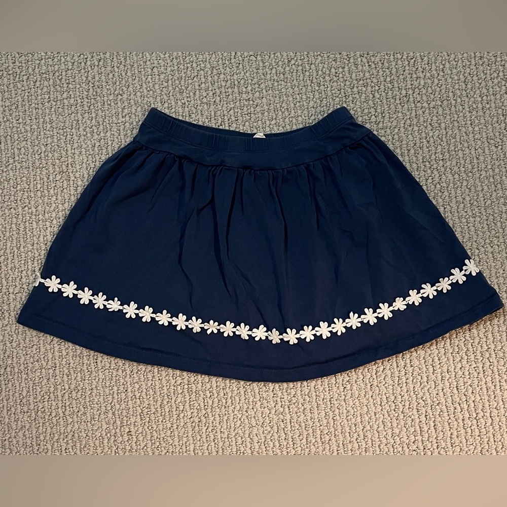 KITE CLOTHING-Organic Cotton Skort with Floral Trim